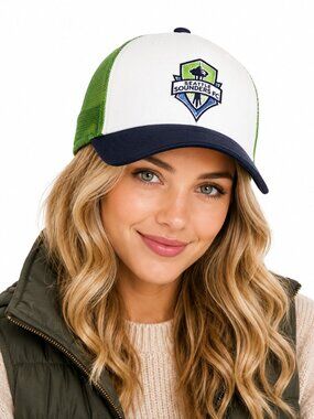 Seattle Sounders Womens Hat Glimmer Snapback Cap Sequin Logo '47 Brand